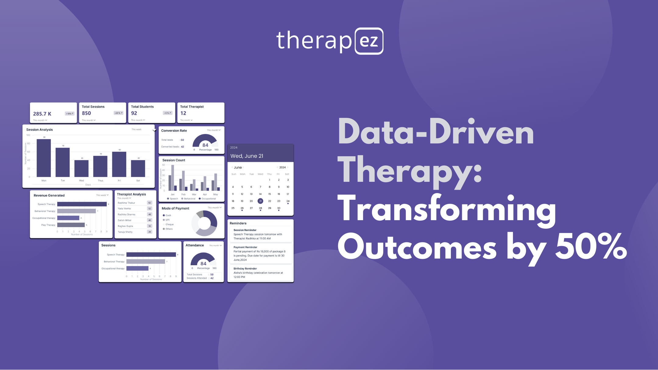 Data-driven autism therapy